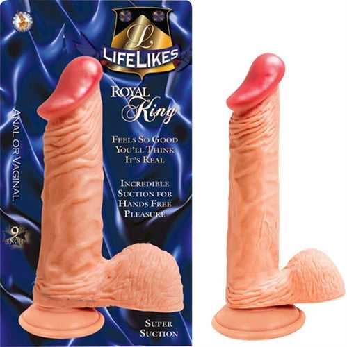 Lifelike Flesh Royal King 9 Inch Luxe Ember Essentials