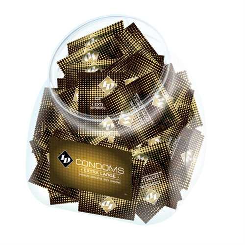 ID Extra Large Condom Jar - 144 Pieces Luxe Ember Essentials