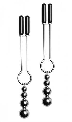Adorn Triple Bead Nipple Clamp Set Luxe Ember Essentials