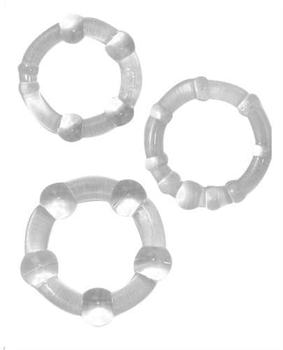 Ram Beaded Cockrings - Clear Luxe Ember Essentials