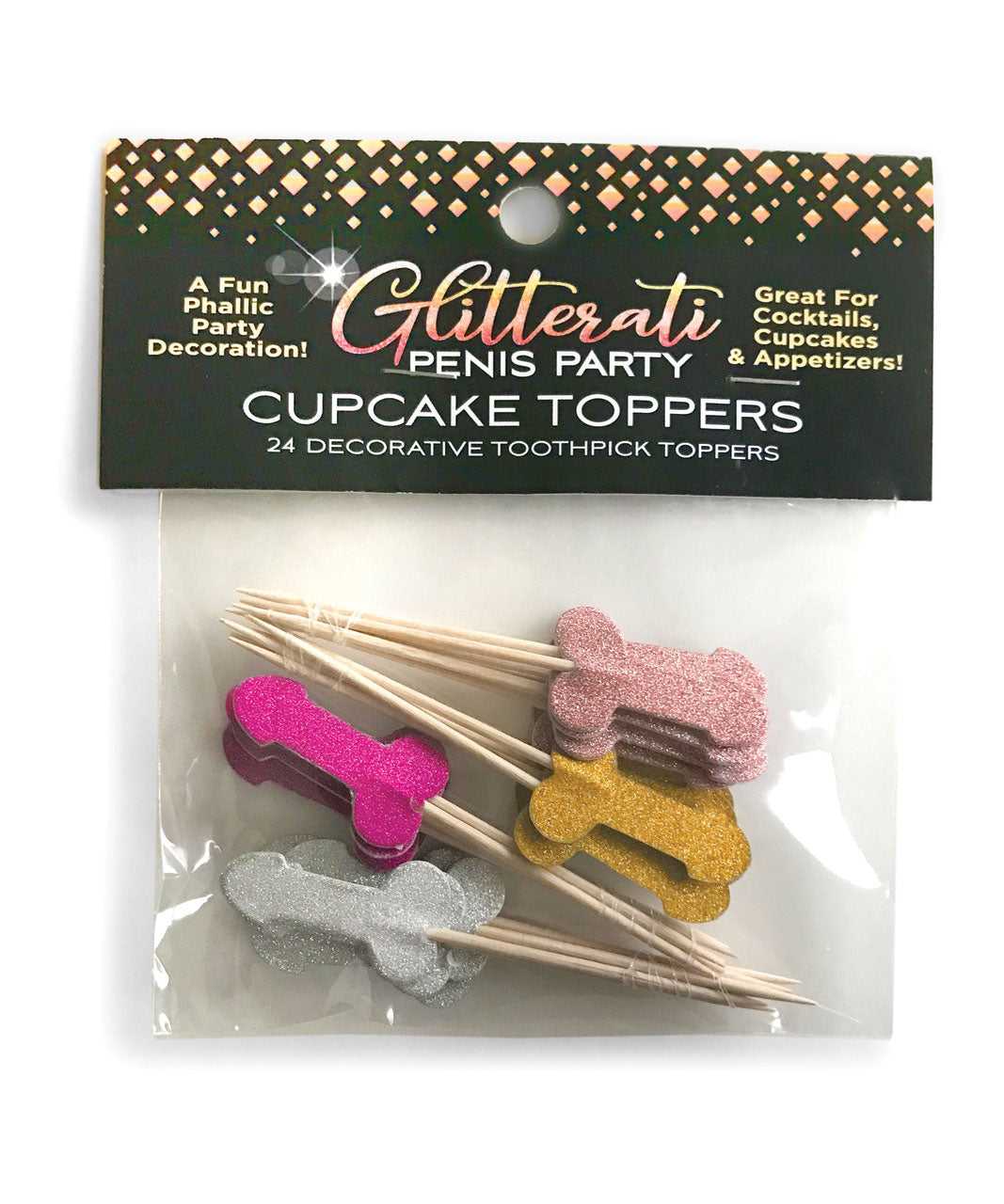 Glitterati Penis Party Picks Luxe Ember Essentials