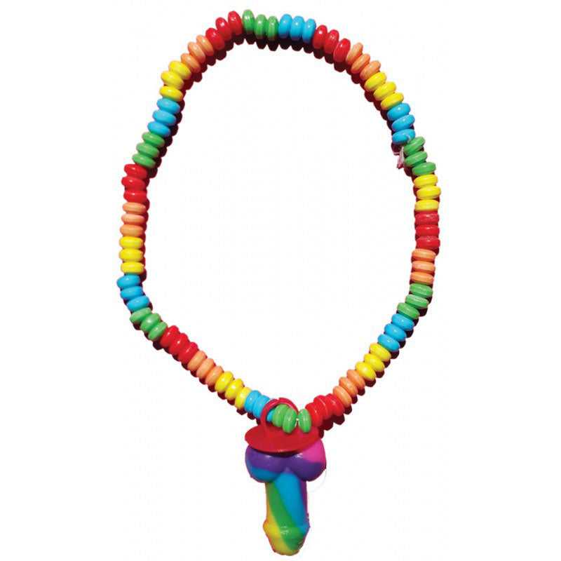Rainbow Pecker Candy Necklace Luxe Ember Essentials