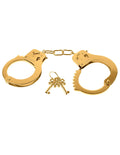 Fetish Fantasy Gold Metal Cuffs - Gold Luxe Ember Essentials