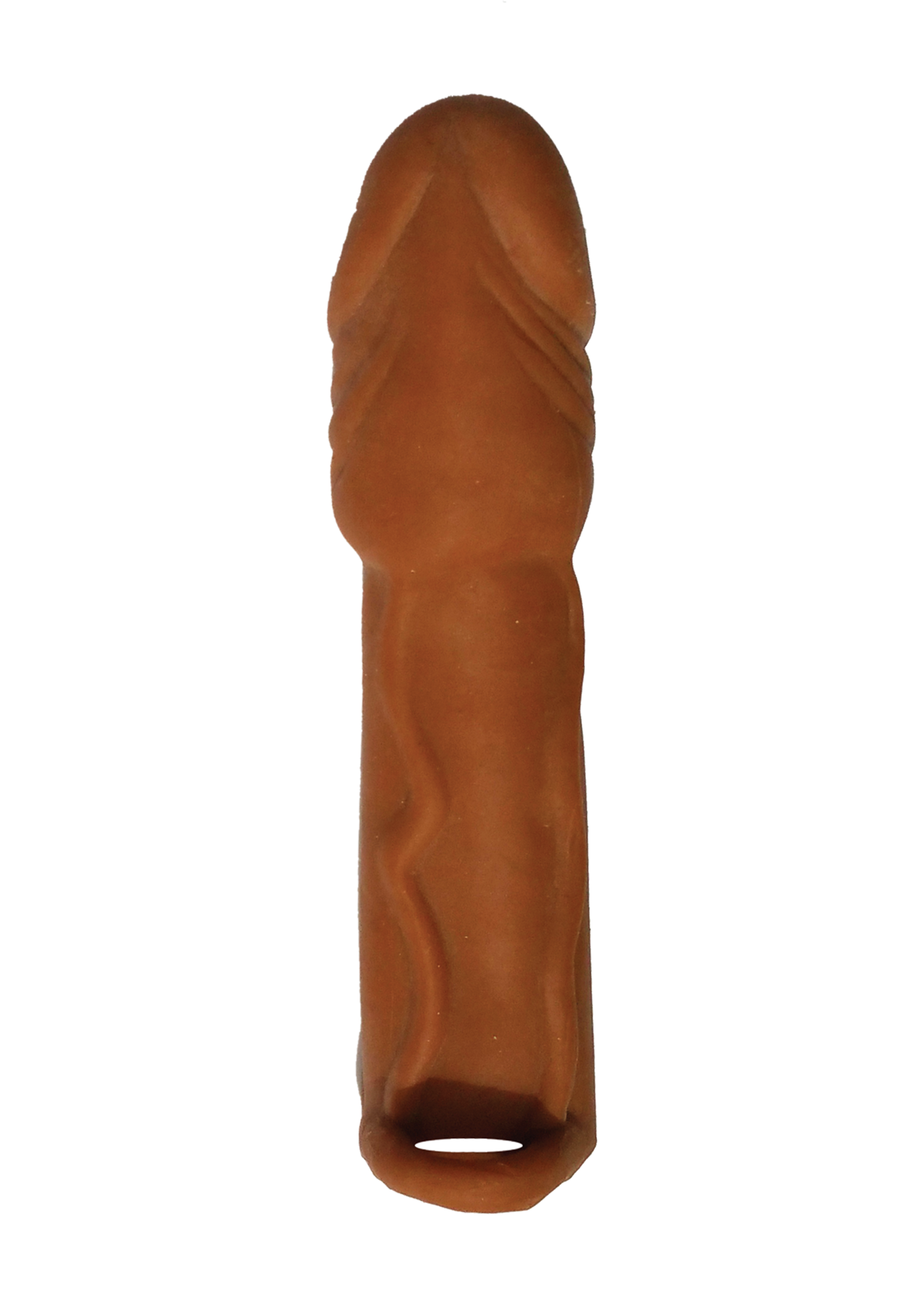 Skinsations Latin Lover Series Husky Lover 7 Inch Vibrating - Brown Luxe Ember Essentials