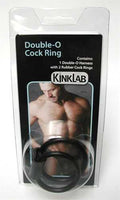 Double-O Cock Ring Rubber Luxe Ember Essentials
