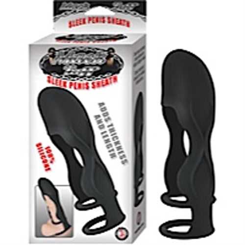 Mack Tuff Sleek Penis Sheath - Black Luxe Ember Essentials