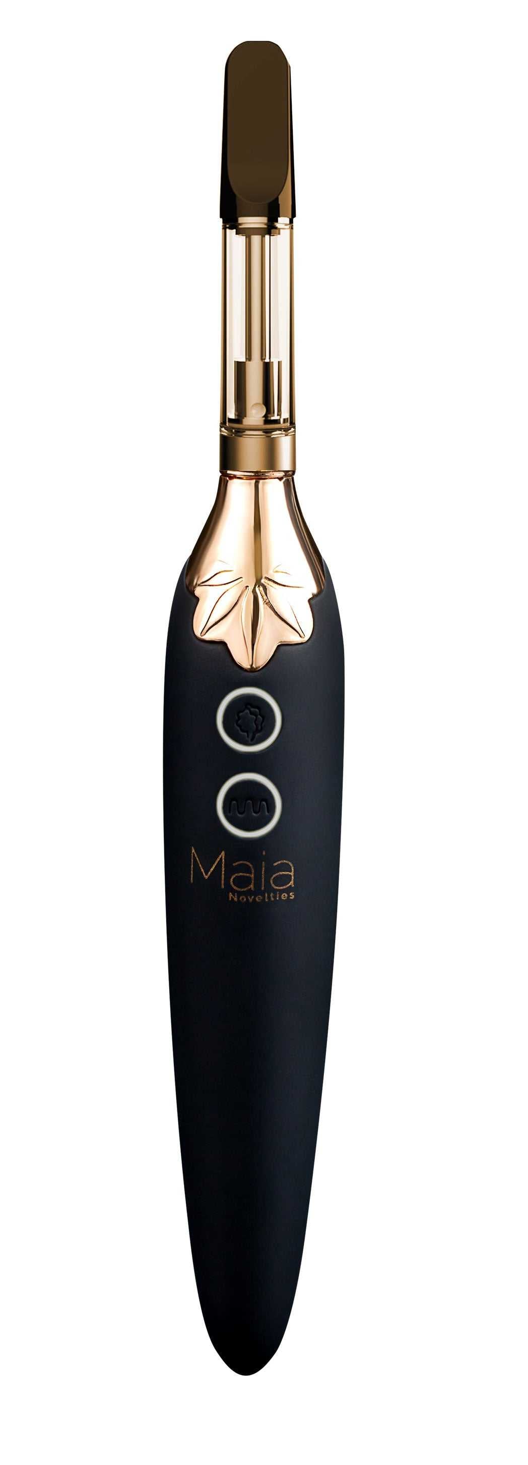 Vaporator Silicone Vibrator 420 Series - Black Luxe Ember Essentials