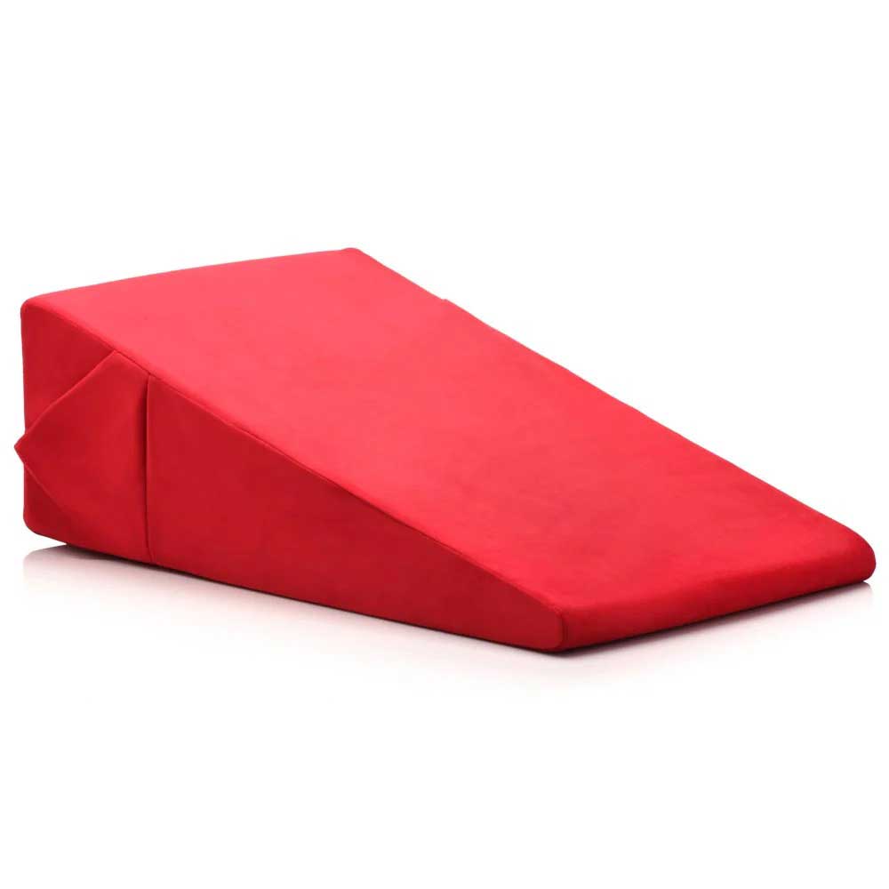 Xl-Love Cushion Large Wedge Pillow - Red Luxe Ember Essentials