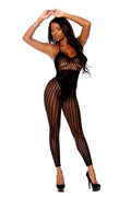 Crochet Bodystocking - One Size - Black Luxe Ember Essentials