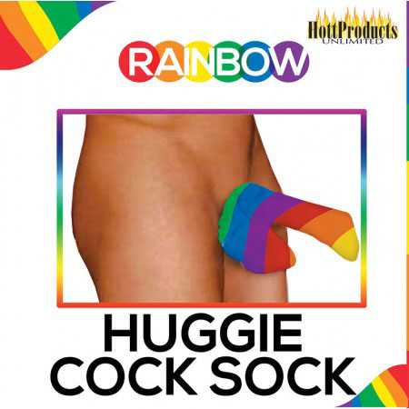 Rainbow Pecker Huggie Sock Luxe Ember Essentials