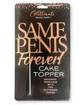 Glitterati Same Penis Cake Topper Luxe Ember Essentials