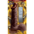 Lifelike Vibrating Black King 9" Luxe Ember Essentials