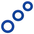 Admiral Universal Cock Ring Set - Blue Luxe Ember Essentials