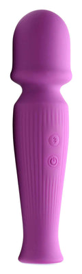 Silicone Wand Massager - Violet Luxe Ember Essentials