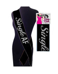 Single Af Sash - Black Luxe Ember Essentials