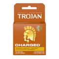 "Trojan Intensified Charged Orgasmic Pleasure Condoms - 3 Pack TJ95701"