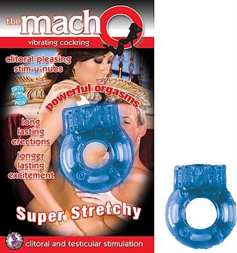 The Macho Vibrating Cockring Luxe Ember Essentials