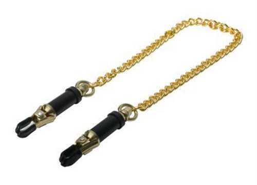 Deluxe Asjustable Nipple Clamps - Gold Luxe Ember Essentials