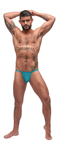 Mesh Rib Posing Strap - One Size - Blue Luxe Ember Essentials