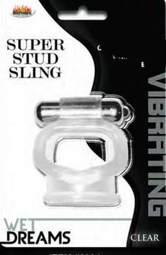 Wet Dreams Super Stud Sling - Clear Luxe Ember Essentials