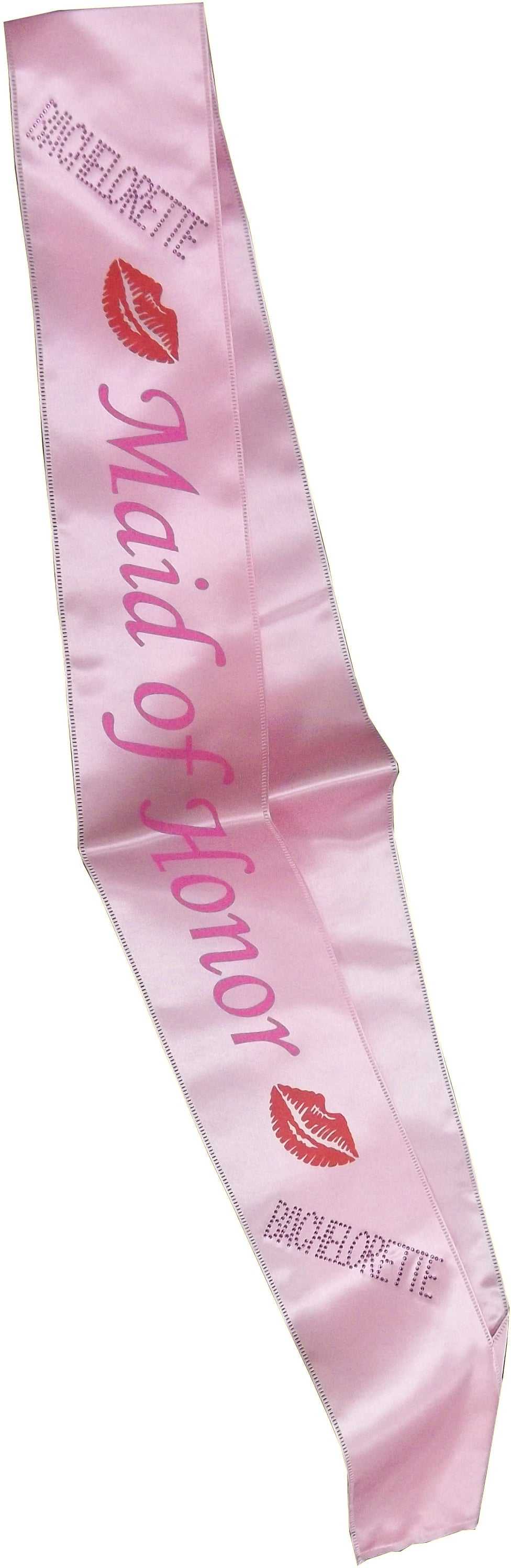 Maid of Honor Sash With Stone Luxe Ember Essentials
