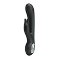 Pretty Love Carina 7 Function Rabbit Syle Vibrator - Black Luxe Ember Essentials