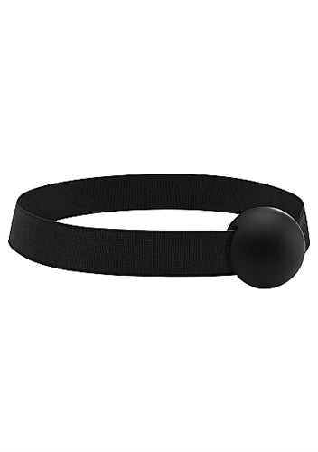 Elastic Ball Gag - Black Luxe Ember Essentials
