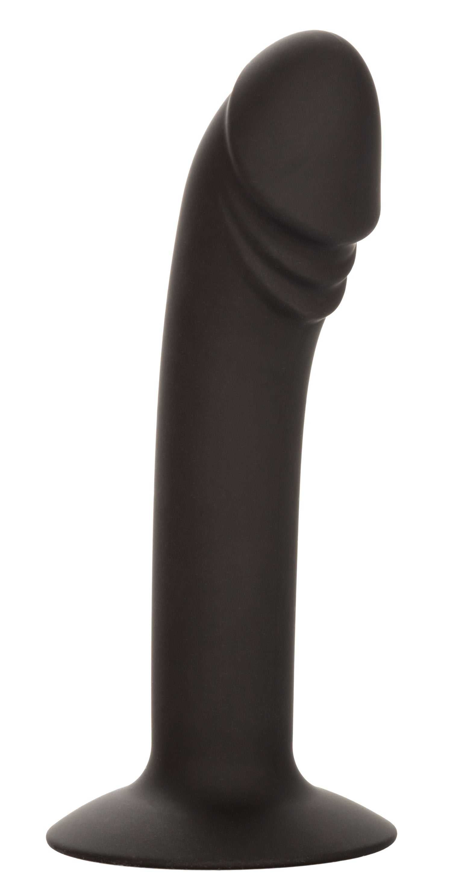 Silicone Curved Anal Stud - Black Luxe Ember Essentials