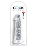 King Cock Clear 8 Inch Cock Luxe Ember Essentials
