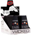 Teasers - 12 Piece Display - Each Containing 10 Lubricant Packettes Luxe Ember Essentials