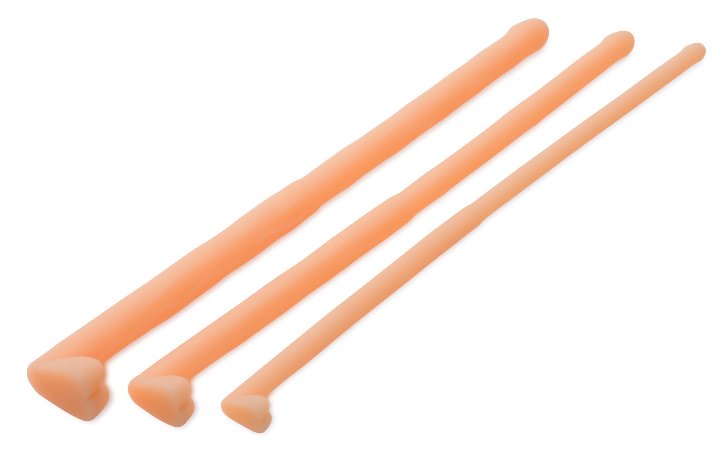 Master Series Dockers Silicone Urethral Sound Set - Flesh Luxe Ember Essentials