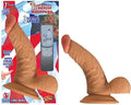 All American Whopper 7 in With Balls Flesh Luxe Ember Essentials