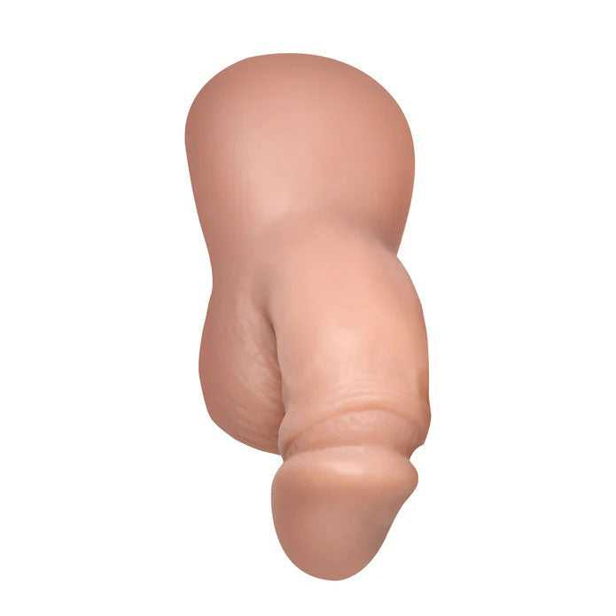 3.6" Silicone Packer Dildo - Light Luxe Ember Essentials