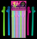 Glow-in-the-Dark Naughty Straws Luxe Ember Essentials
