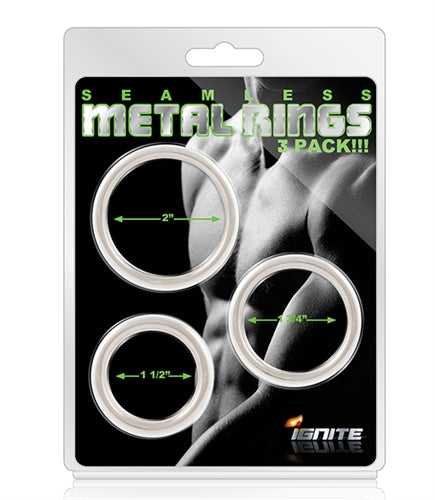 Seamless Metal Rings - 3 Pack Luxe Ember Essentials