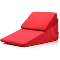 Love Cushion Set Foam Wedge Pillow Set - Red Luxe Ember Essentials