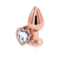 Rear Assets - Rose Gold Heart - Medium - Clear Luxe Ember Essentials