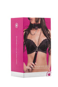 Reversible Collar With Leash - Pink Luxe Ember Essentials
