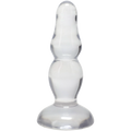 "Crystal Jellies - Novice Pop Plug - 4 Inch Clear DJ0283-16-CD"