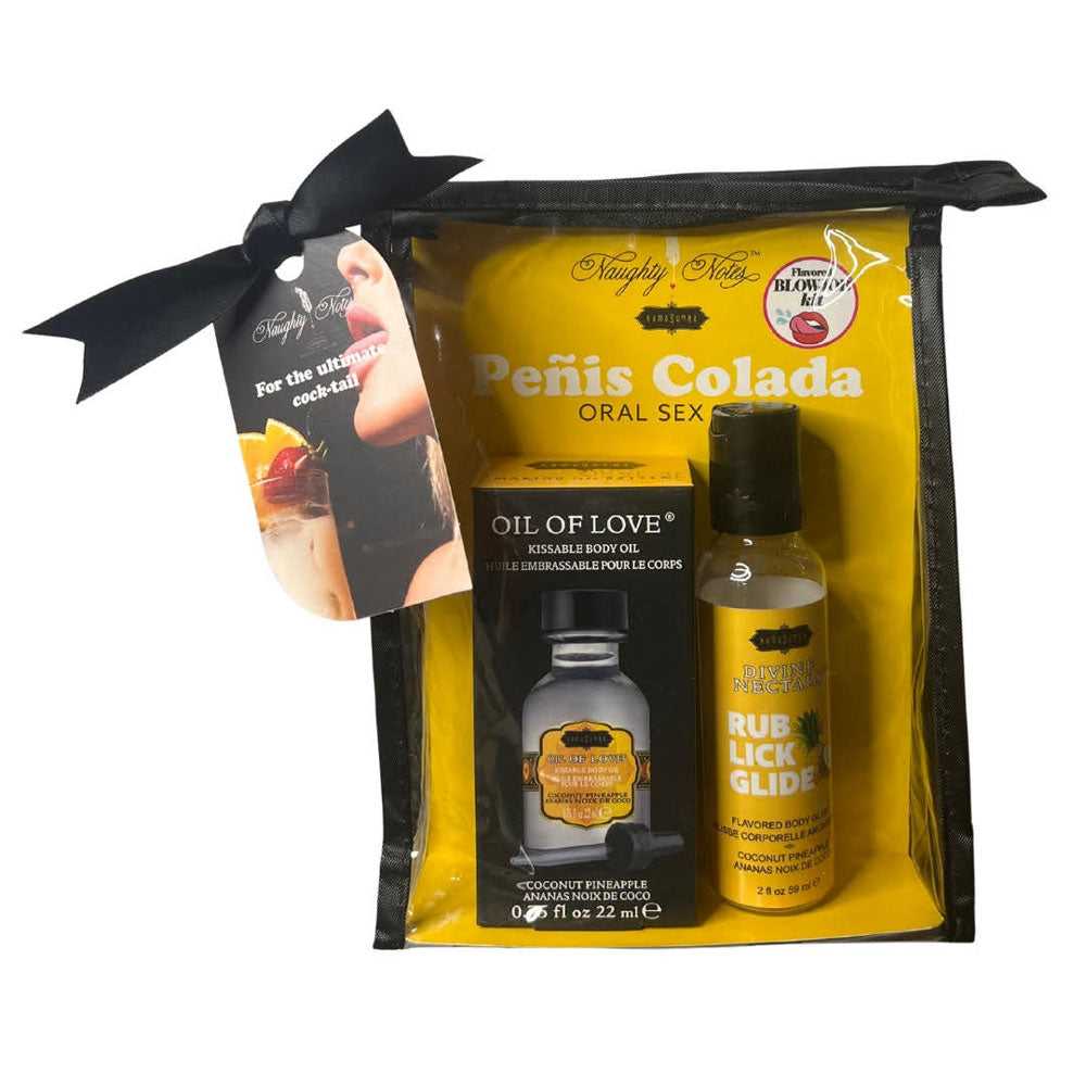 Penis Colada Oral Sex Kit - .75 Oz Luxe Ember Essentials