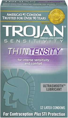 Trojan Sensitivity Thintensity - 12 Pack Luxe Ember Essentials