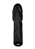 Skinsations Black Diamond Series Vibrating Husky Lover - Black Luxe Ember Essentials
