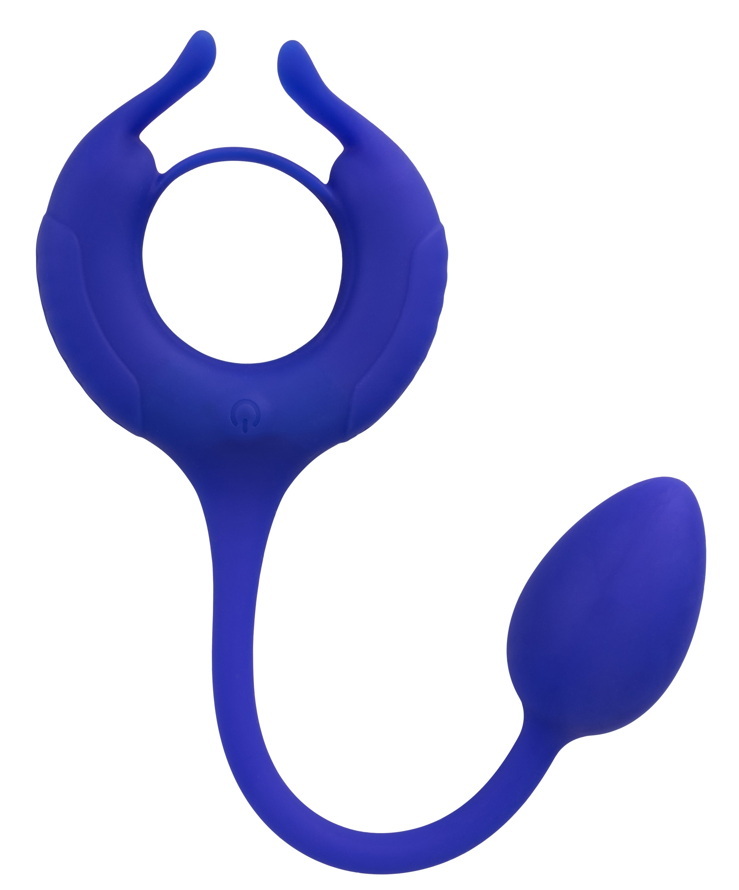 Admiral Plug and Play Weighted Cock Ring - Blue Luxe Ember Essentials