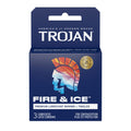 "Trojan Fire and Ice Dual Action Lubricated Condoms - 3 Pack TJ96003"