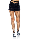 "Fence Net Footless Tights Black Os LA-7881"