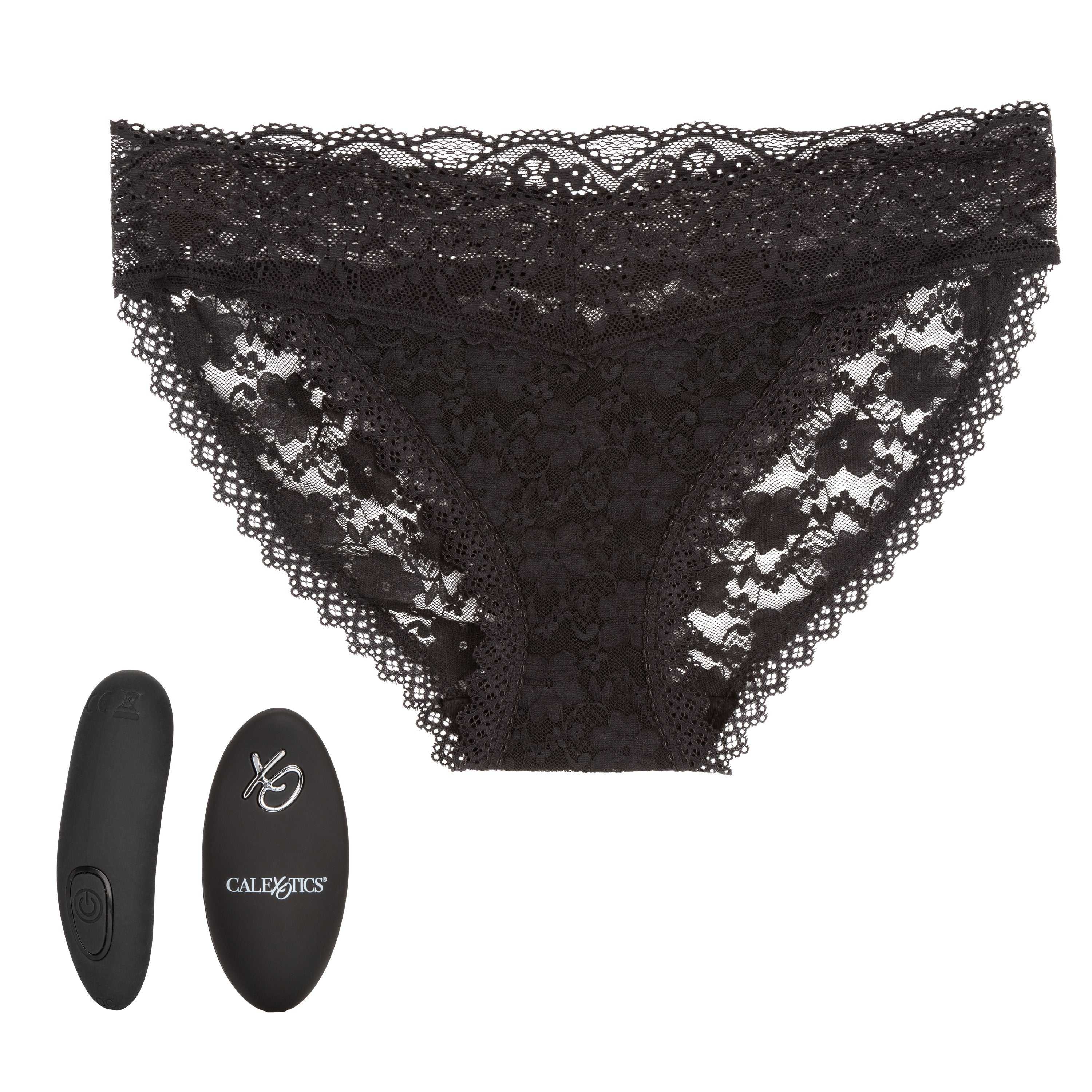 Remote Control Lace Panty Set - L/xl Luxe Ember Essentials