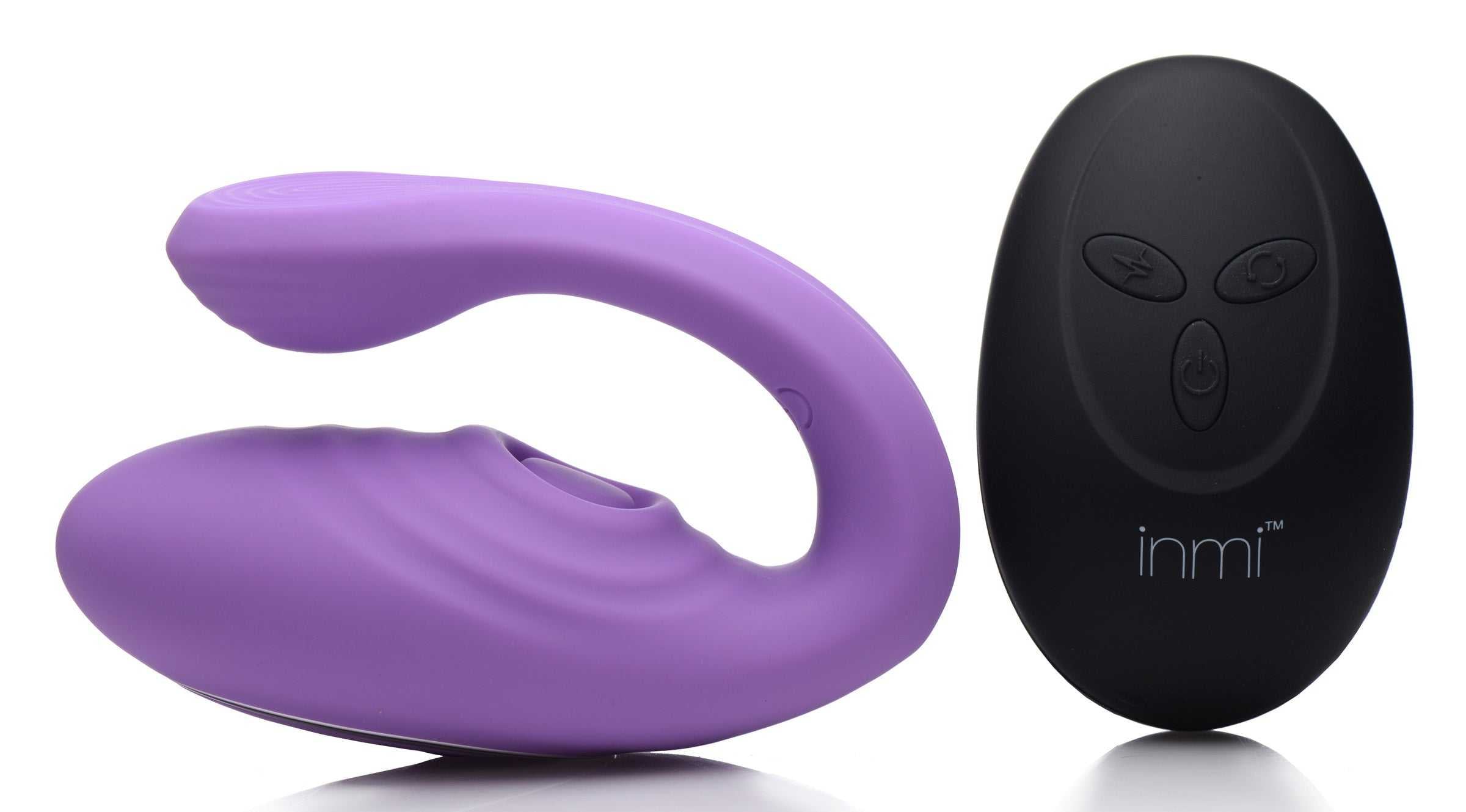 7x Pulse Pro Pulsating and Clit Stim Vibe with Remote Luxe Ember Essentials