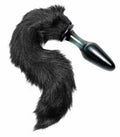 Midnight Fox Glass Plug With Tail Luxe Ember Essentials