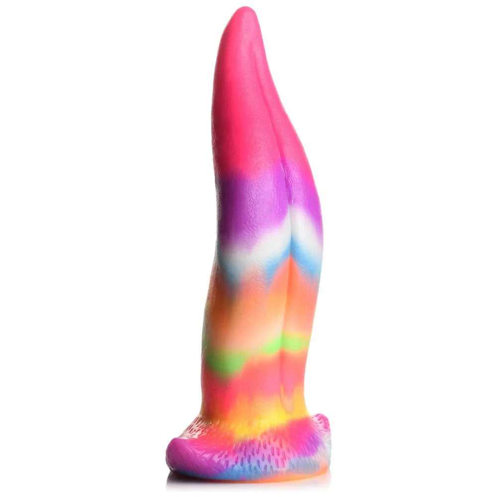 Unicorn Kiss - Unicorn Tongue - Glow-in-the-Dark - Silicone Dildo Luxe Ember Essentials