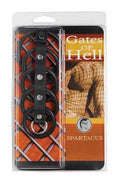 5 Ring Black Rubber Gates of Hell Luxe Ember Essentials
